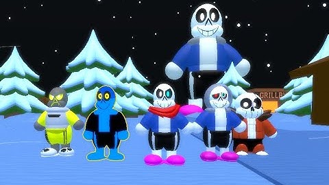 Average Roblox Undertale Game All Section 1 Characters (And Skins)