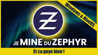 Miner du Zephyr ca paye bien ! Analyse de projet + Tuto Windows et HiveOS. Crypto mining ZEPH