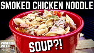 The BEST Smoked Chicken Noodle Soup! by Wishing Well BBQ 1,312 views 2 years ago 8 minutes, 44 seconds