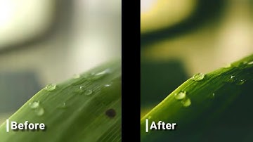 Editing a water drop using Lightroom & Snapseed in mobile