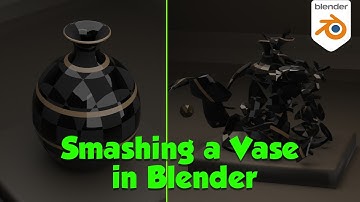 Modeling 3D Vase and smashing it in Blender (Blender Tutorial)
