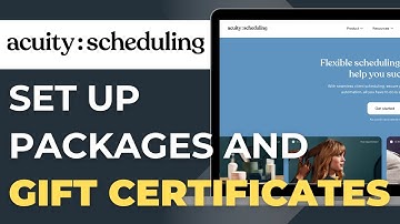 How to set up Packages and Gift Certificates in Acuity Scheduling