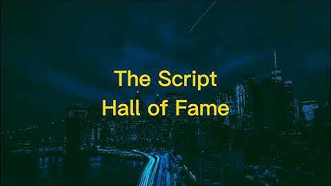 The Script - Hall Of Fame (Tradução)