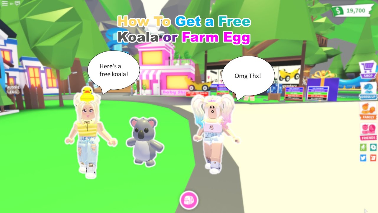 How To Get a *FREE* Koala or Farm Egg! YouTube