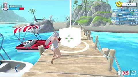 Bikini Beach Anime Girls Assault