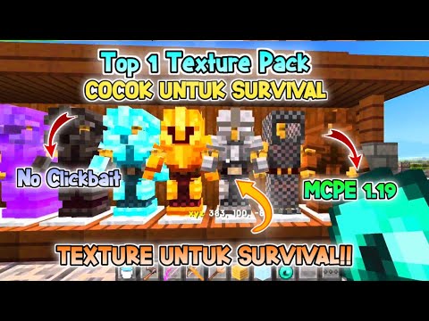 TOP 1 TEXTURE PACK MCPE 1.19 YANG COCOK UNTUK SURVIVAL - Keren & Ringan ...