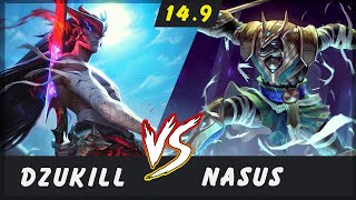 Dzukill - Yone vs Nasus TOP Patch 14.9 - Yone Gameplay