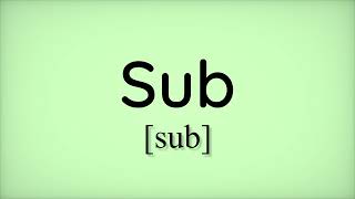 Sub (Esperanto)