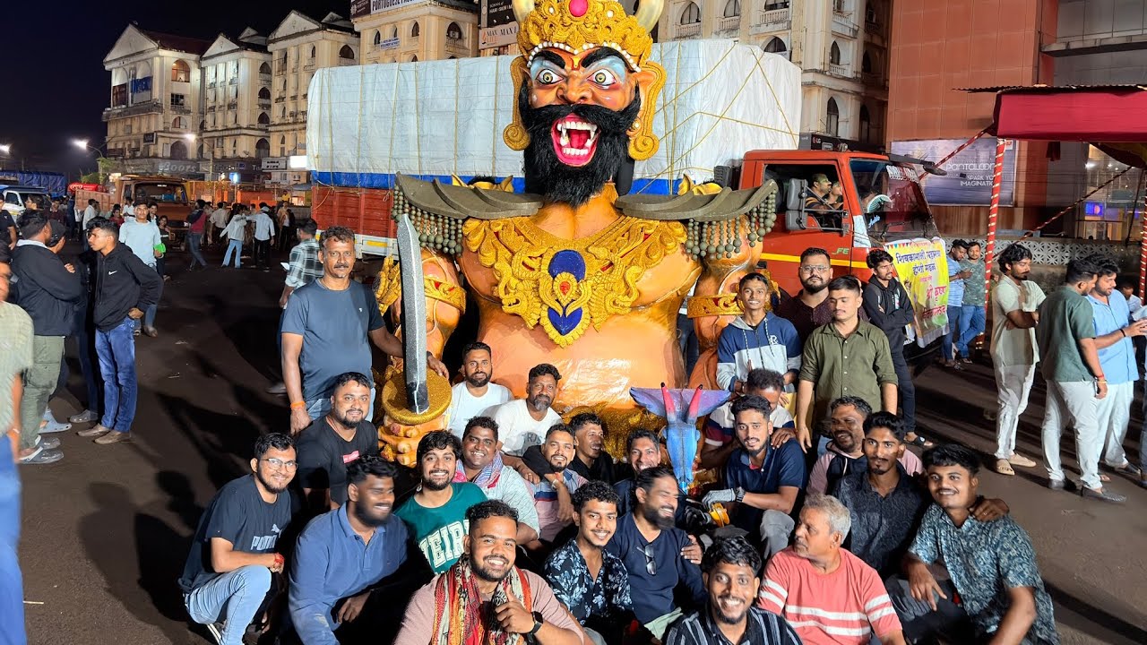 Shri Mahalaximi Sports and Cultural Club | Narkasur 2025 | VijayUtsav | Vadh | Krishna | Traditional