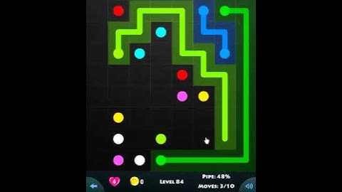 flow game facebook - 8 x 8 mania level 84 Connect the dots