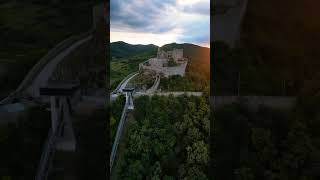 Deva Citadel On A Volcanic Hill Transylvania Romania