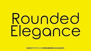 Rounded Elegance Font screenshot 2