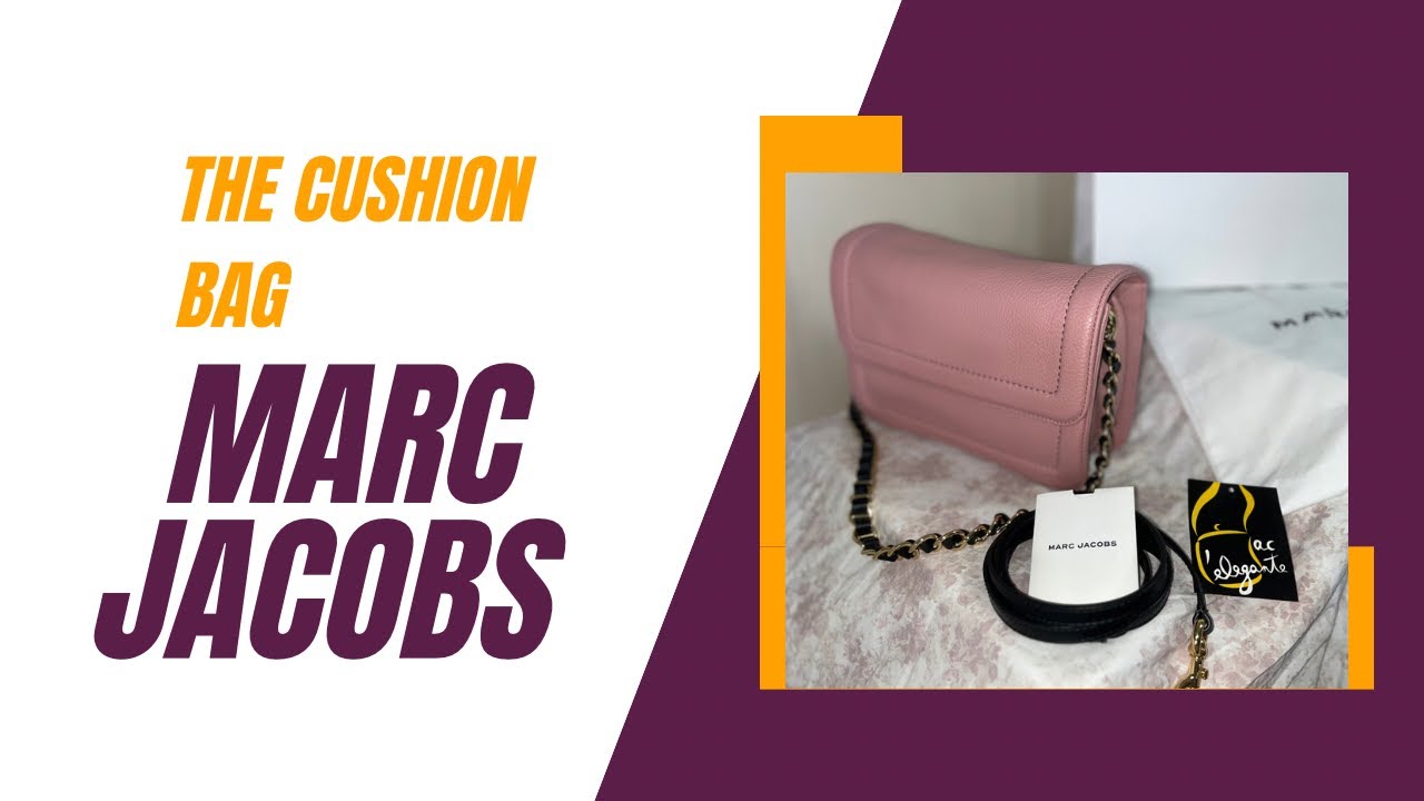 Marc Jacobs The Cushion Bag pink rose + Modshots - YouTube