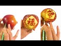 【ASMR/削る音】中国春節を祝う林檎彫刻☆新年快乐【音フェチ】