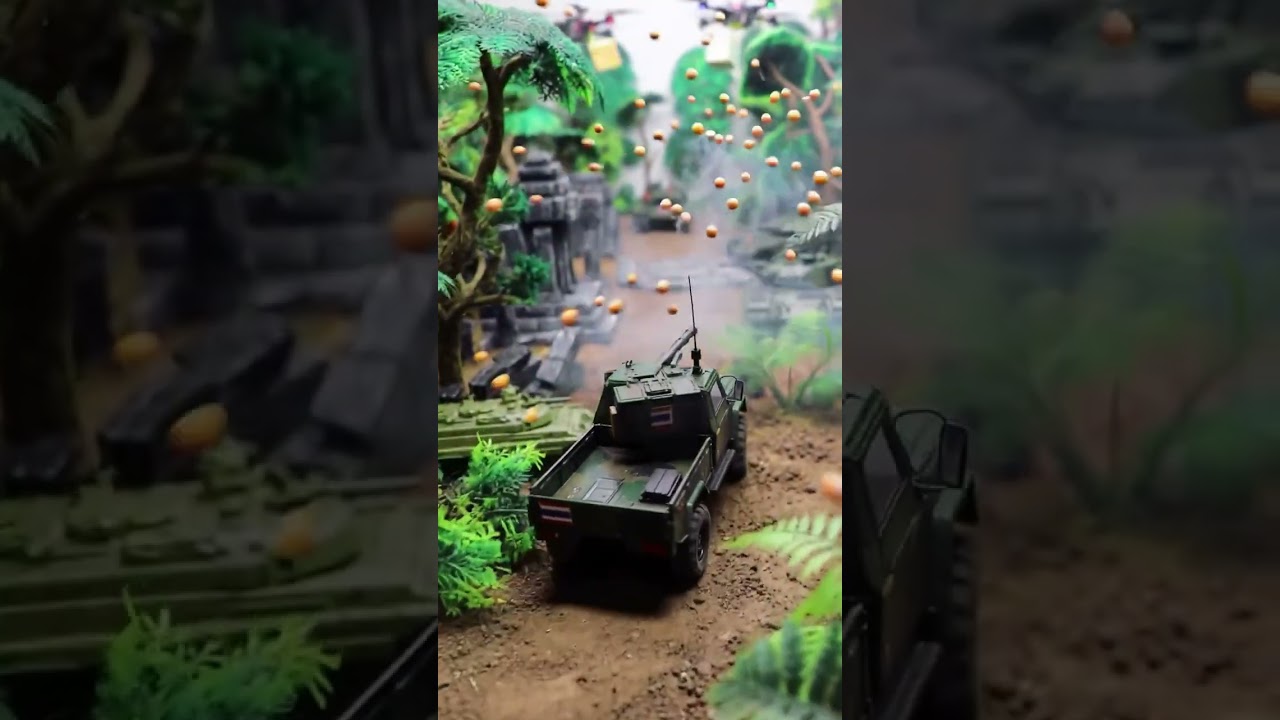 RC Drones & Tanks VS RC Truck! 🚨 Jungle Combat