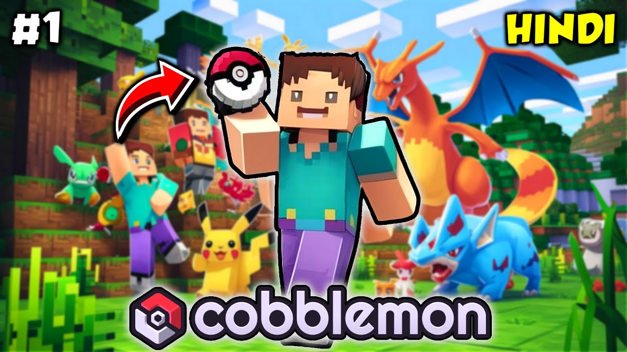 I Become Pokemon Trainer In Minecraft Cobblemon 😎 - YouTube