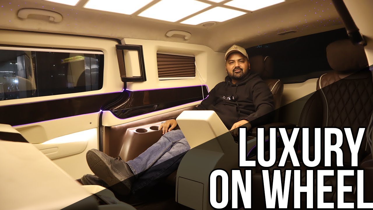 7 Star Luxury Hotel On Wheels | First Kia Carnival Modified Into A Luxury Van