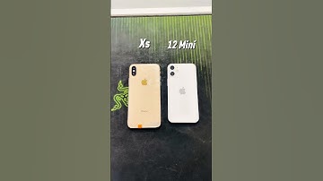 iPhone Xs Vs iPhone 12 Mini || Reboot Up Speed Test! #shorts #shortvideo