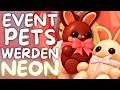 3 Haustiere vom Sugarfest Event werden zu NEON Pets! | Adopt Me! Roblox | Gameplay deutsch