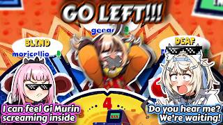 Gigi Murin Crashes Out in Silence Trying to Communicate with Blind Calli and Deaf Fuwawa
