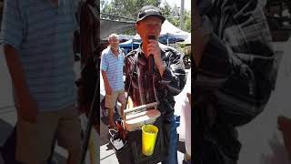 Culto Camilo Enrique Correa cantante callejero en feria libre de Renca   12 2017