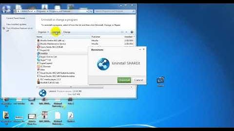 How to Uninstall SHAREit Setup