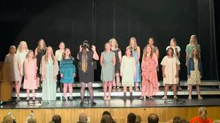 Unity sixth grade choir spring concert ￼