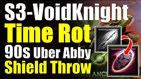 [Last Epoch] 1.3.5 Void Knight Shield Throw Time Rot 1kC&UA Showcase #lastepoch