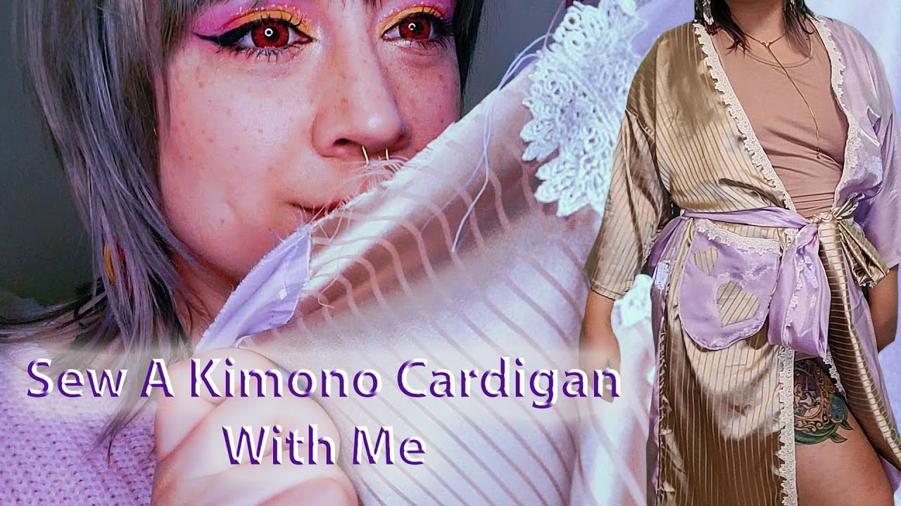 Sewing Simplicity 8011A Kimono Cardigan (not a tutorial) DIY Project