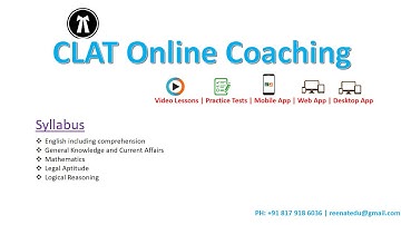 CLAT Online Coaching
