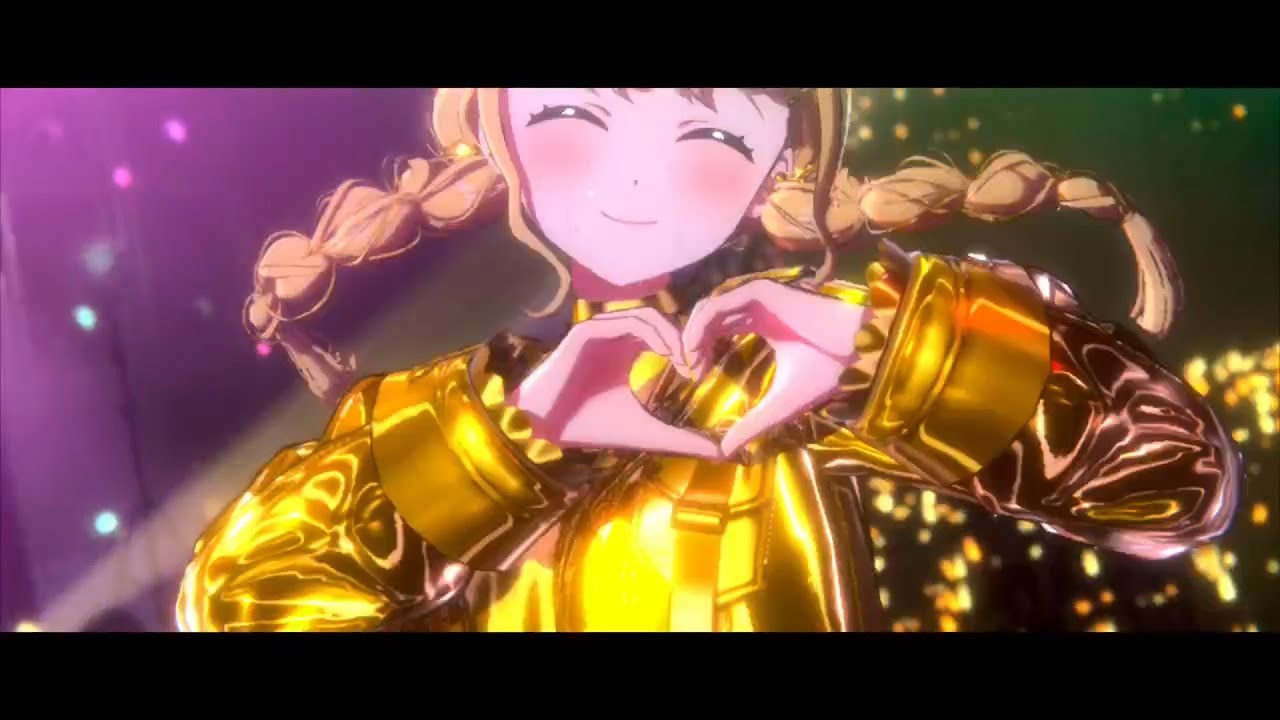 学園アイマス】世界一金ぴかな私 藤田ことね新衣装 ライブ 世界一