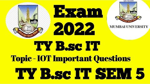 TYB.SC IT  SEM-V || Imp Questions|| Internet of Things Imp Questions|| Oct 2022 || #mumbaiuniversity