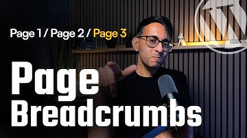 Add Page Breadcrumbs and Style them