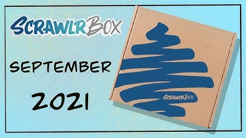 ScrawlrBox September 2021 Unboxing with Sassy Colouring
