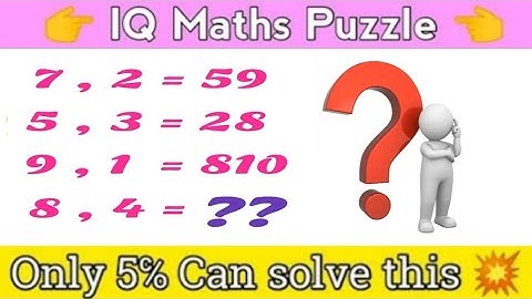 IQ Maths puzzle /#120/Maths Puzzle With Answer //#logicalreasoning #logical #iqtest #mathspuzzles