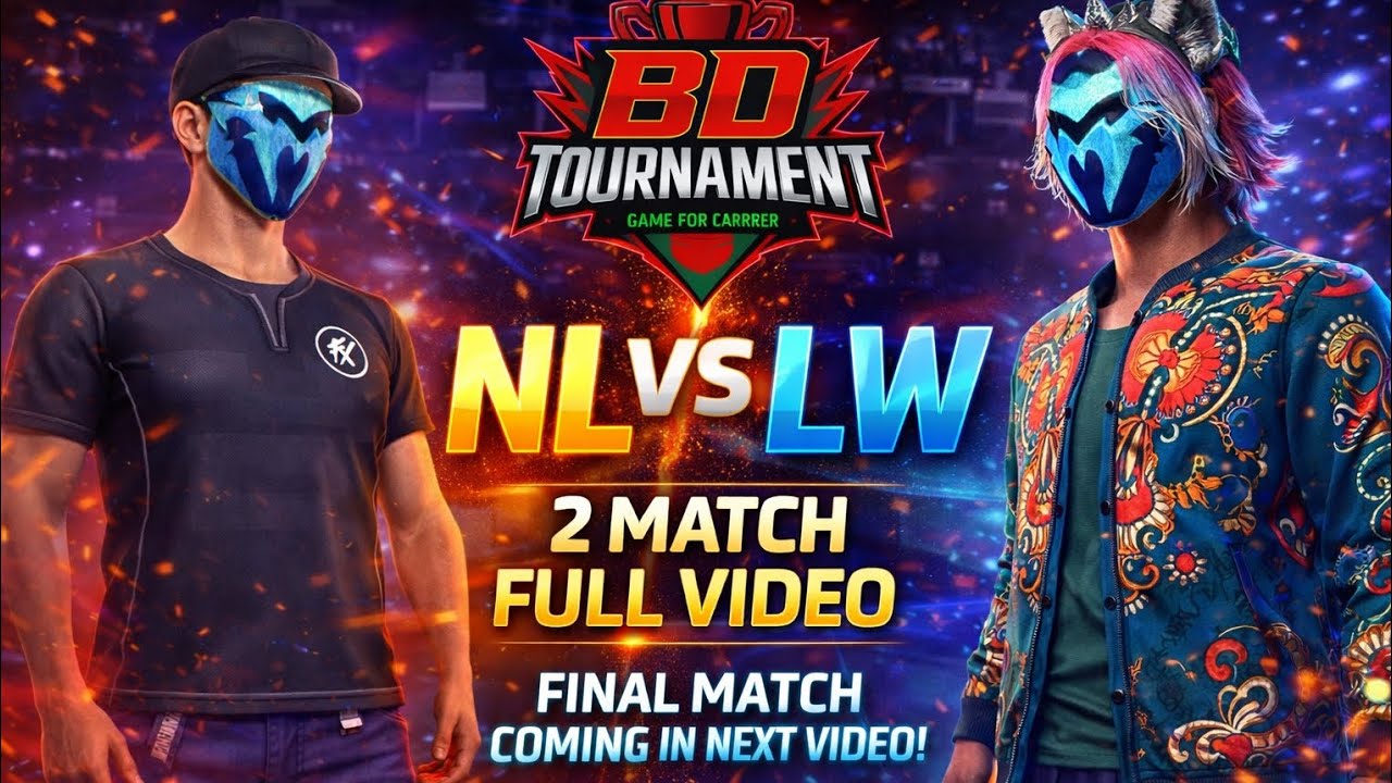 BD Free Fire Tournament NL vs LW | 2 Match Full Video | FF Esports Custom Room Battle