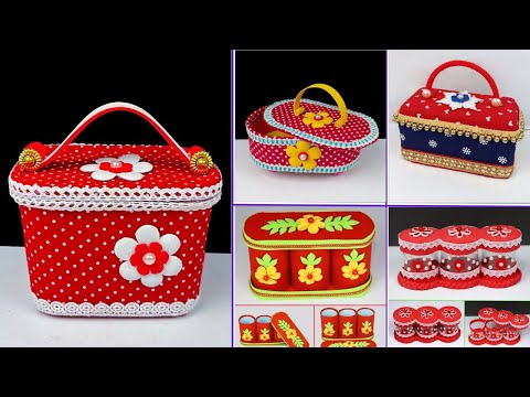 Transform Waste into a Luxury Organizer Box | Best Out of Waste | DIY Craft Tutorial | Gift Box DIY