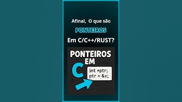 Afinal, o que são PONTEIROS em Linguagem C? Aprenda em menos de 3 minutos! #cpointers #tutorial