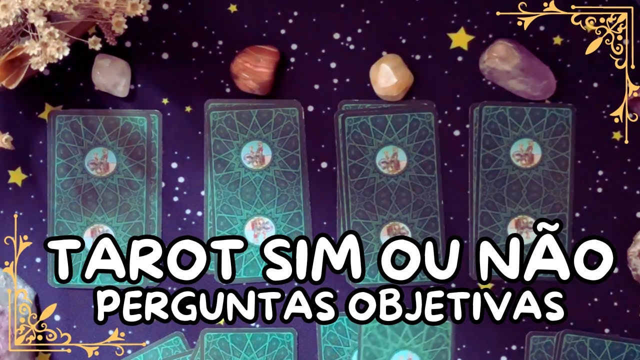 TAROT SIM ou NÃO?! 3 cartas + conselho espiritual #tarotresponde - YouTube