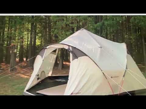 Шатер палатка туристический с полом летний 6-8 местная MirCamping MIR-2908, видео 1