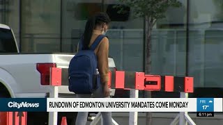 Edmonton universities make new rules on September 20th