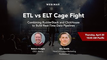 ETL vs ELT Cage Fight: Combining @rudderstack8415 & ClickHouse® to Build Real-Time Data Pipelines