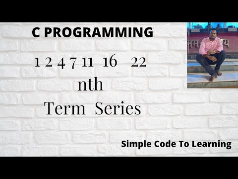 1 2 4 7 11  16    22 nth Series Print In C Programming || MCS-011|| O level (Hindi)