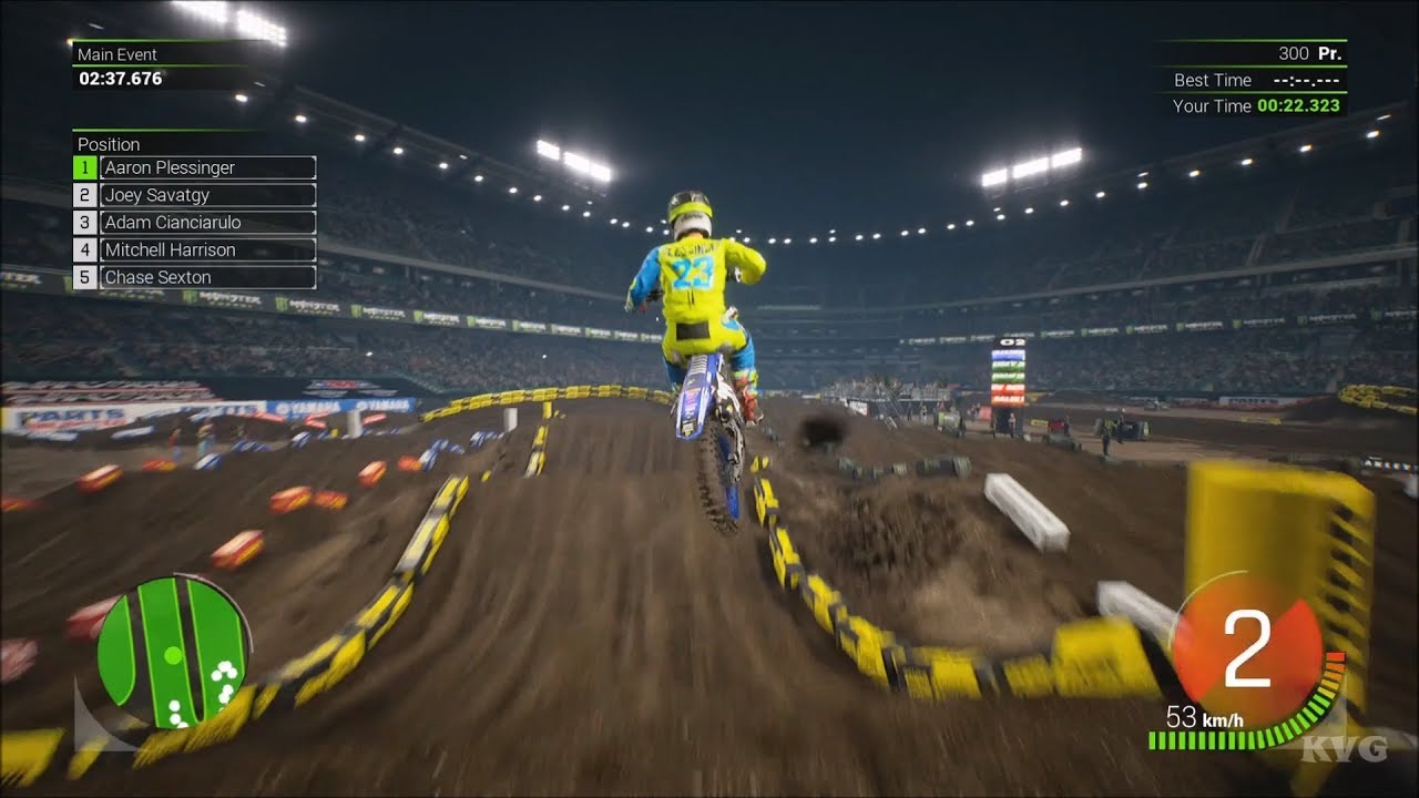 Monster Energy Supercross 2 - Anaheim 2 (Angel Stadium of Anaheim) - California Gameplay HD