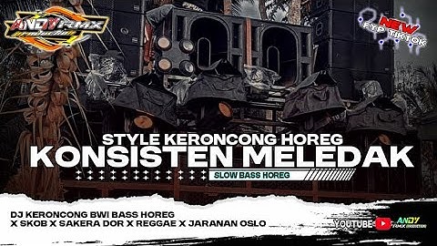 DJ KONSISTEN MELEDAK || Urip Tak Setel Anteng Asline Ngampet Gendeng || FULL STYLE BASS HOREG