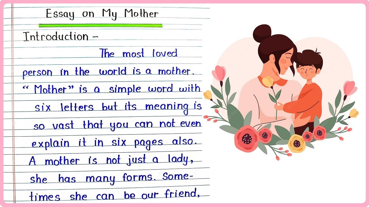 My mother essay. English mother. My mother. My mother best friend