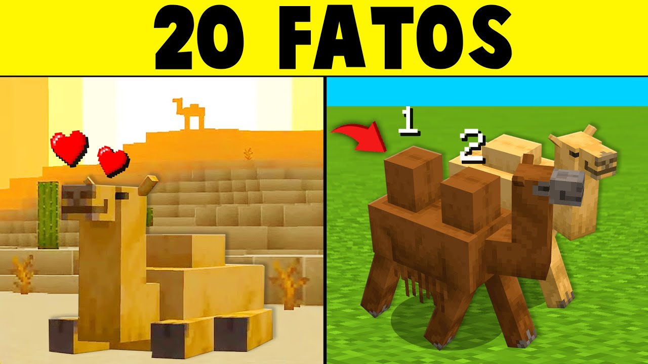 20 SEGREDOS do CAMELO no MINECRAFT 1.20 - YouTube