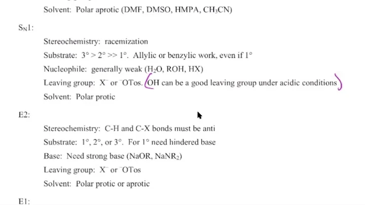 Deciding the mechanism sub and elim