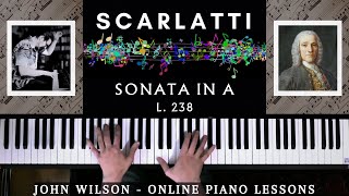 Scarlatti - Sonata in A - L.238 / K.208