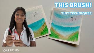 Round Brush vs Angled Shader: Which Is Better for Watercolour?